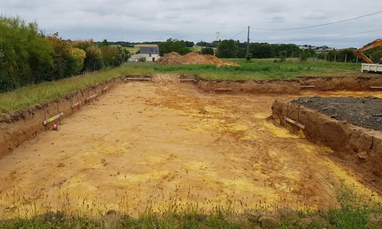 S.A.R.L. PETIT Terrassement pour la construction d'un pavillon Châtellerault 